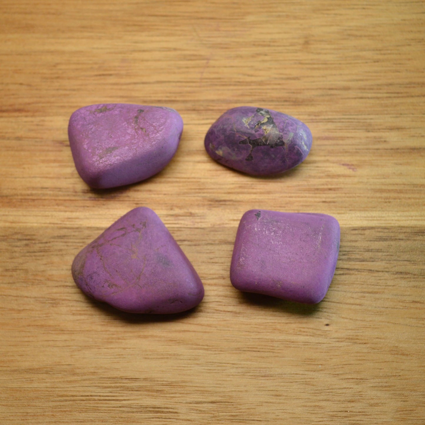 Purpurit Trommelstein