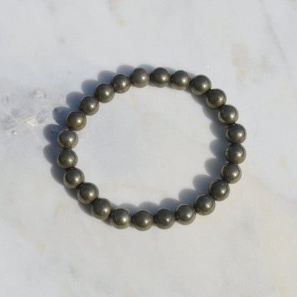 Pyrit Armband - 8mm