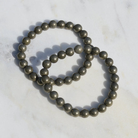 Pyrit Armband - 8mm