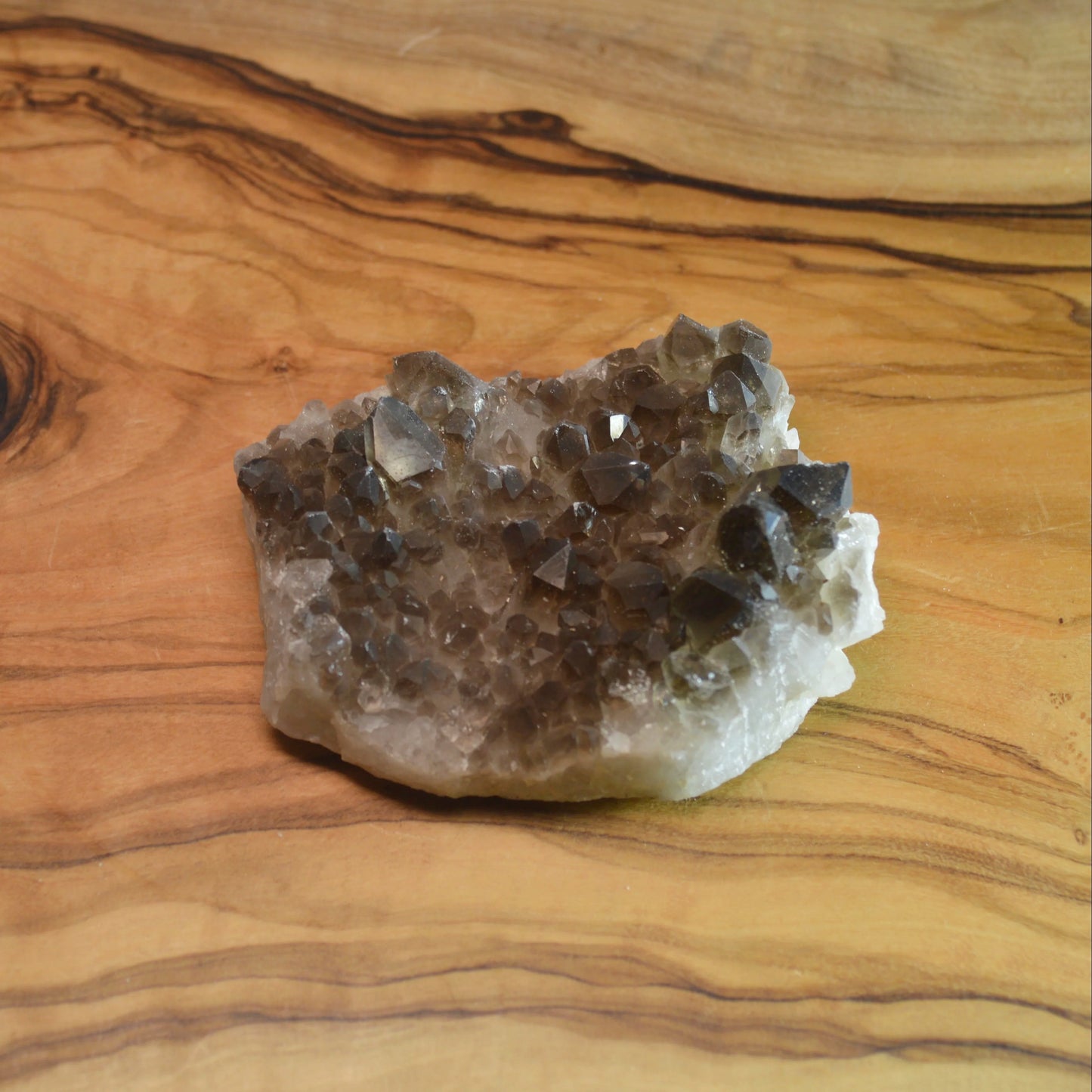 Rauchquarz Drusenstück