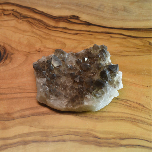 Rauchquarz Drusenstück