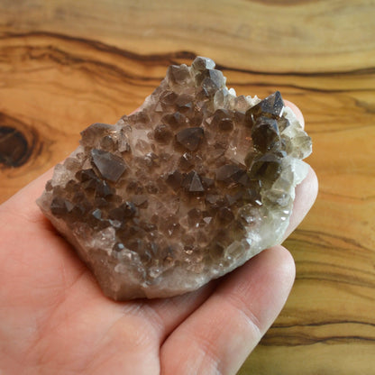 Rauchquarz Drusenstück