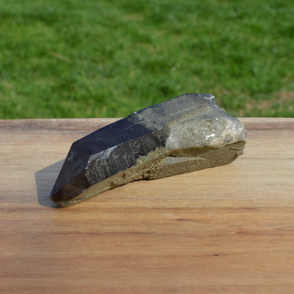 Natürliche Rauchquarz Spitze