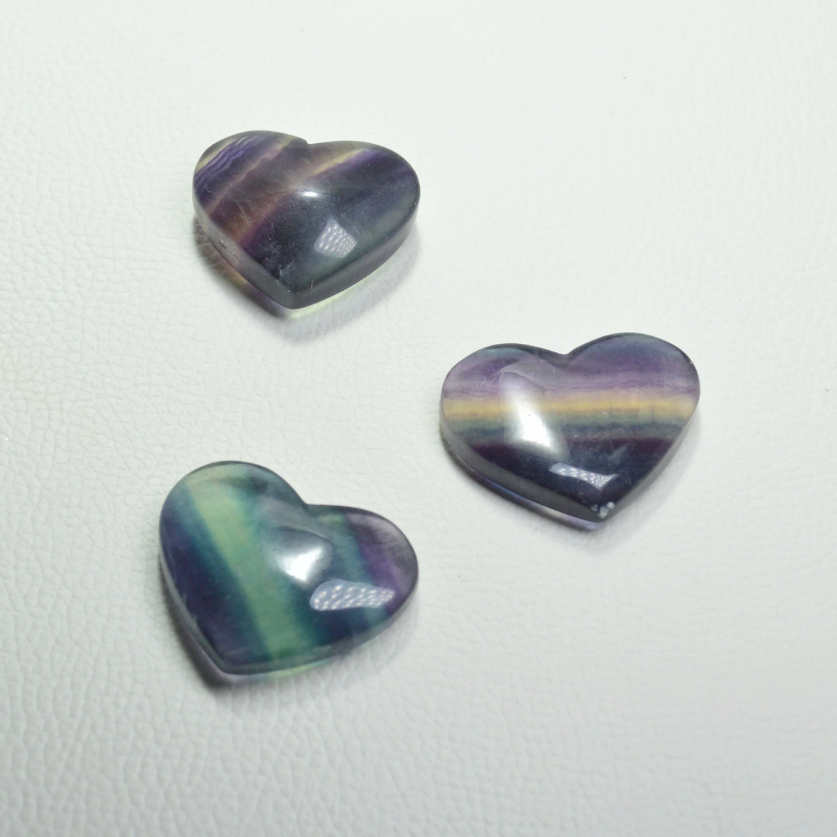 Regenbogenfluorit Herz