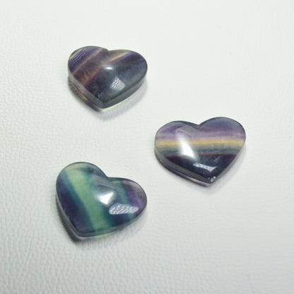 Regenbogenfluorit Herz