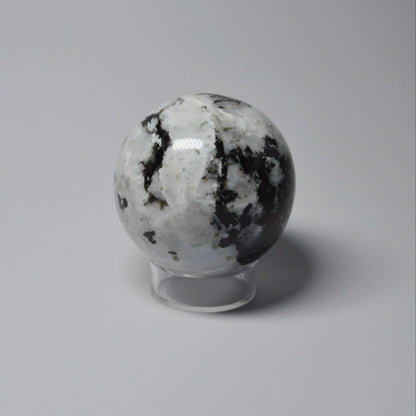 Regenbogenmondstein (weißer Labradorit) Kugel