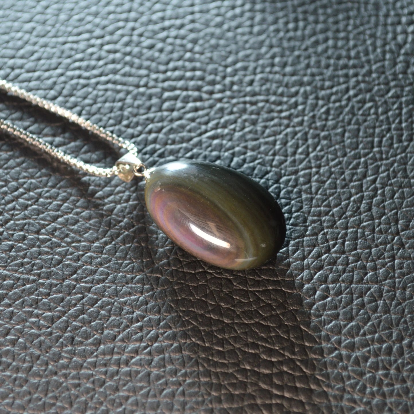 Regenbogen-Obsidian Anhänger