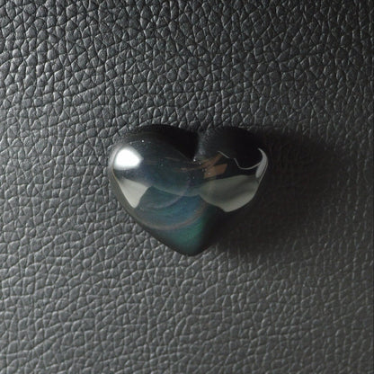 Regenbogen-Obsidian Herz
