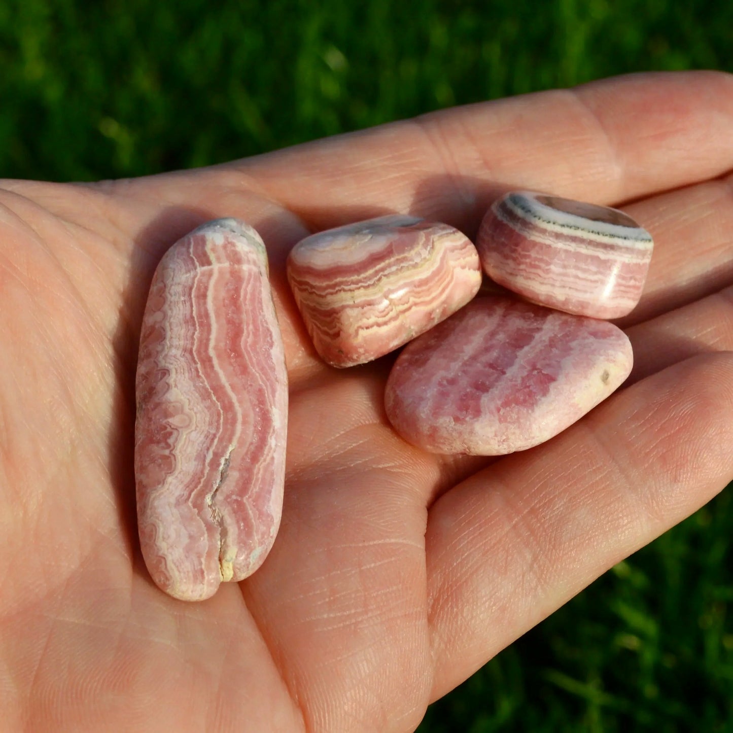 Rhodochrosit Trommelstein