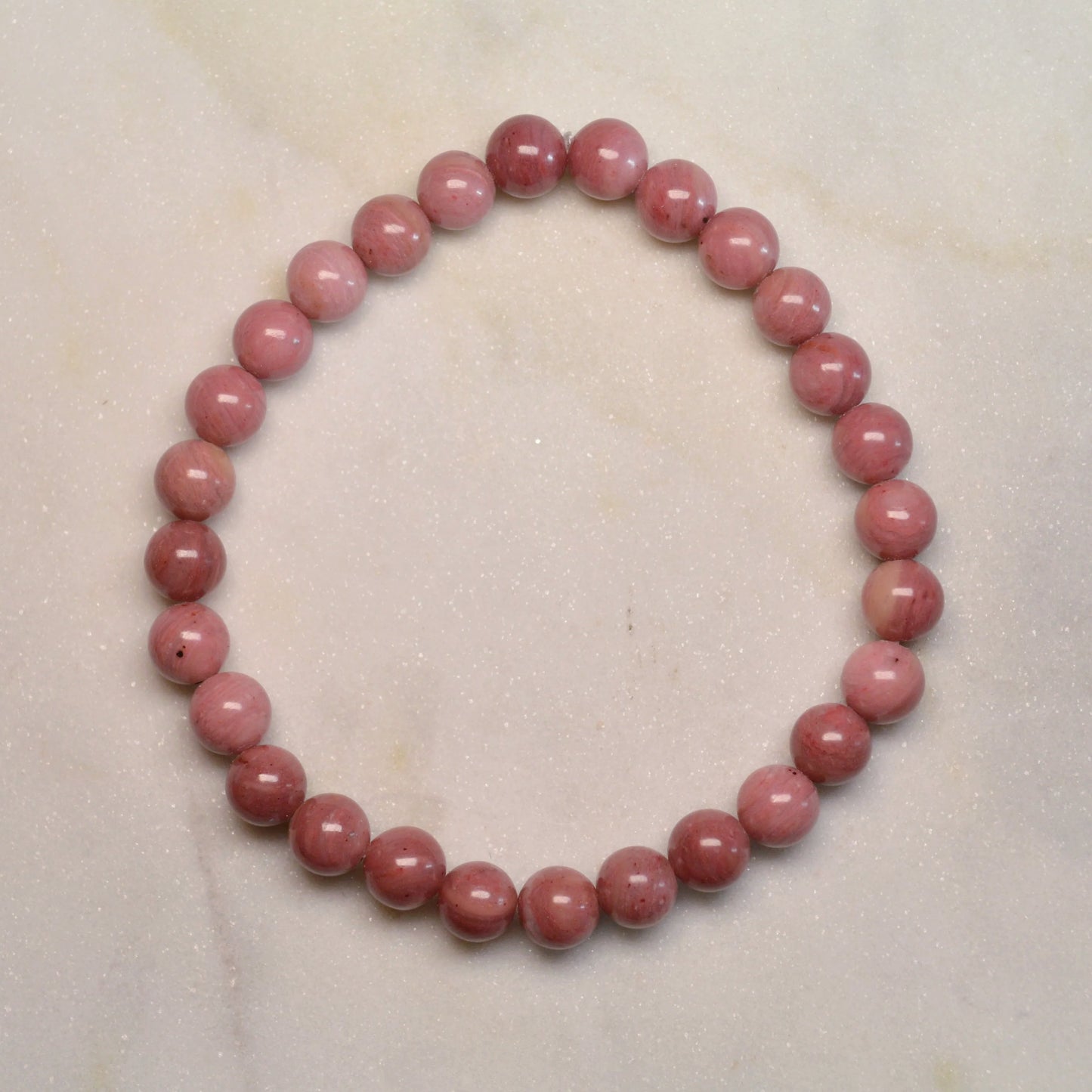 Rhodonit Armband - 8mm, 6mm