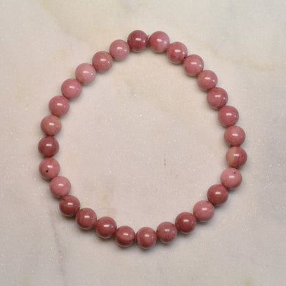 Rhodonit Armband - 8mm, 6mm