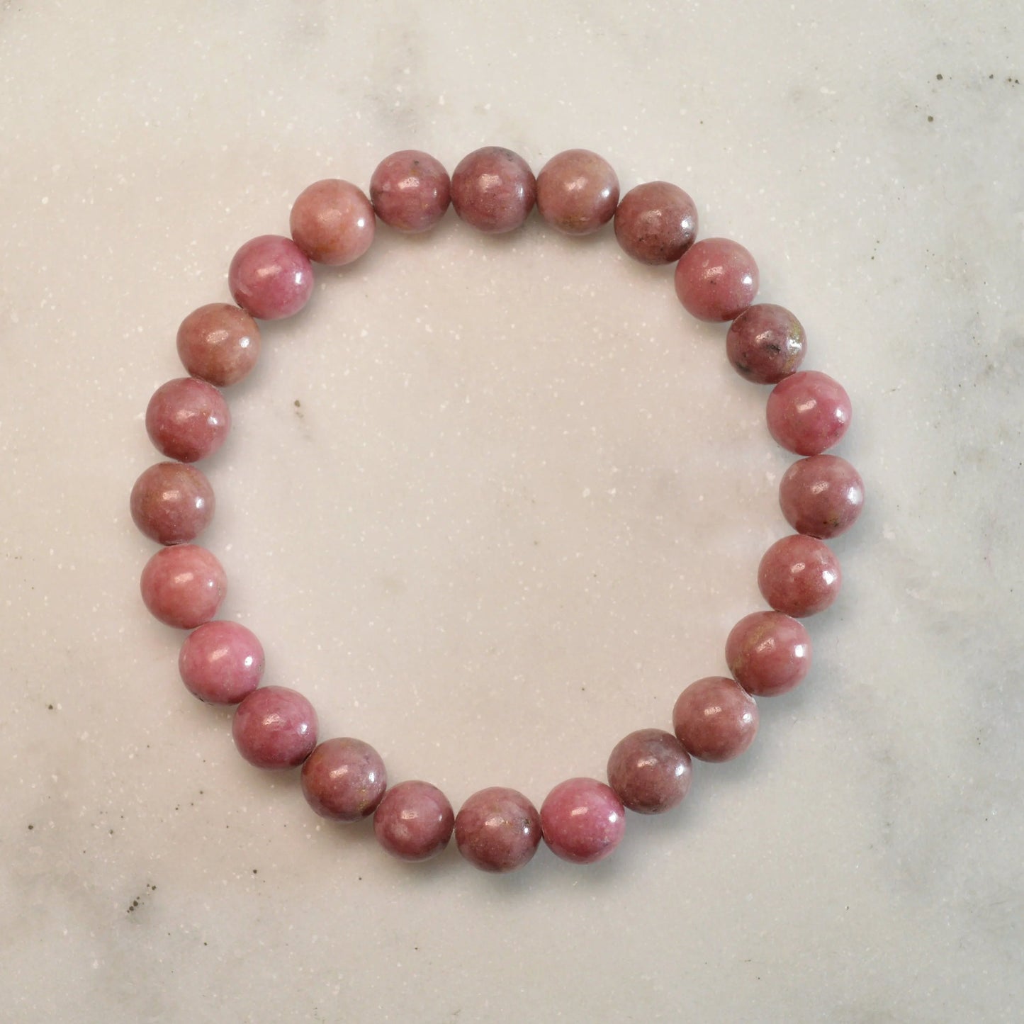 Rhodonit Armband - 8mm, 6mm