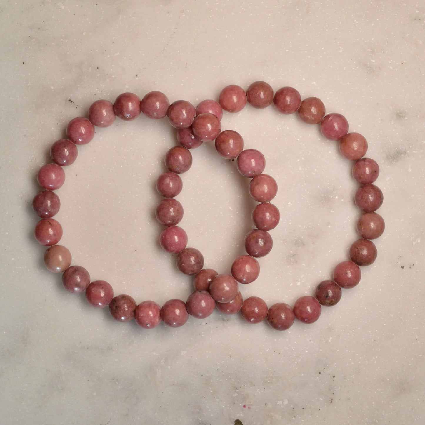 Rhodonit Armband - 8mm, 6mm