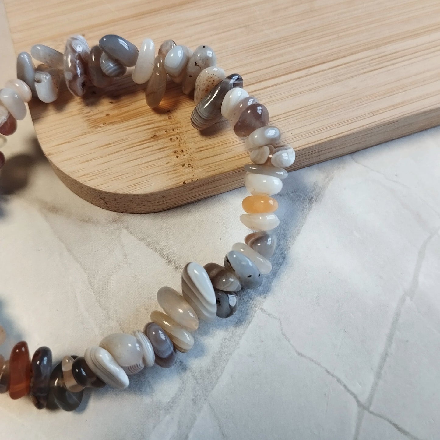 Botswana Achat Splitterarmband