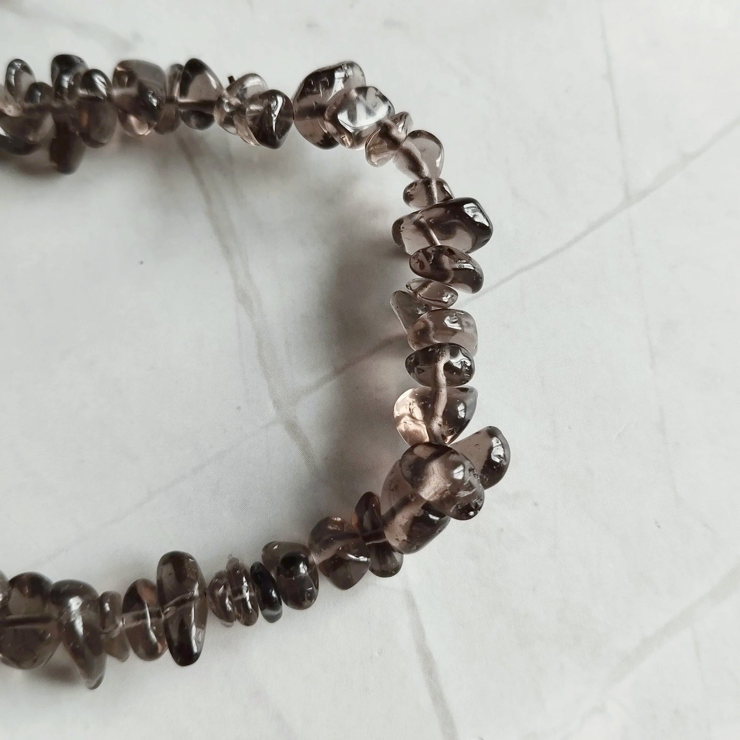 Rauchquarz Splitterarmband