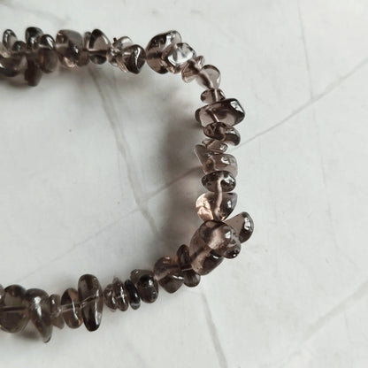 Rauchquarz Splitterarmband