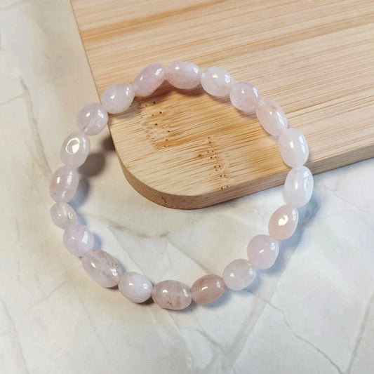 Morganit Nugget Armband