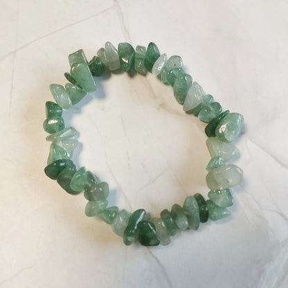 Grüner Aventurin Splitterarmband