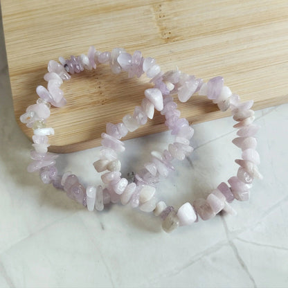 Kunzit Splitterarmband