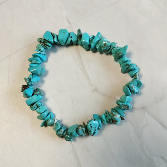 Türkis rec. Splitterarmband