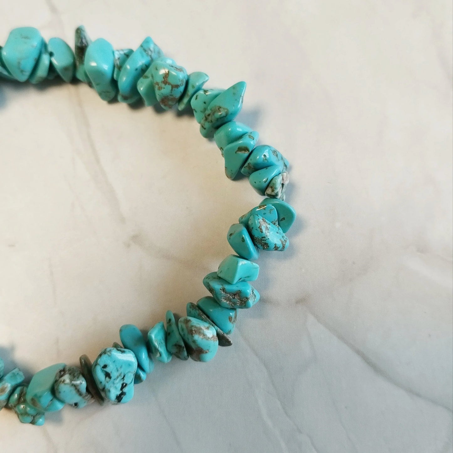 Türkis rec. Splitterarmband