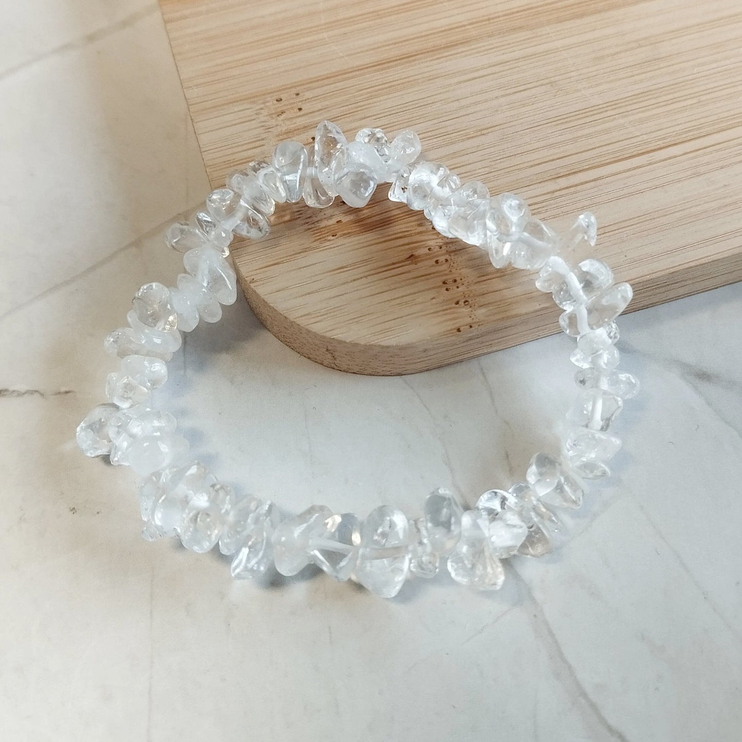 Bergkristall Splitterarmband