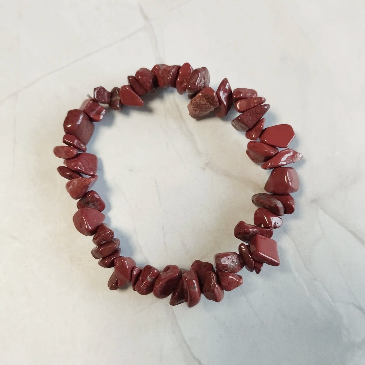 Roter Jaspis Splitterarmband