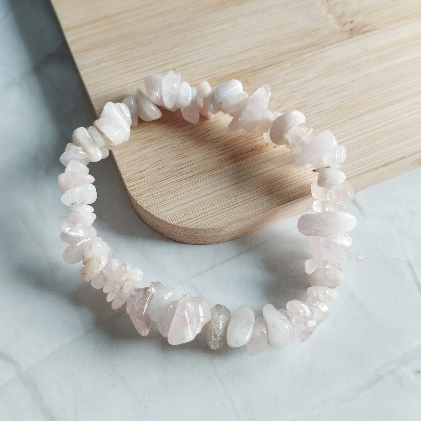 Morganit Splitterarmband