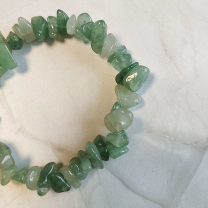 Grüner Aventurin Splitterarmband