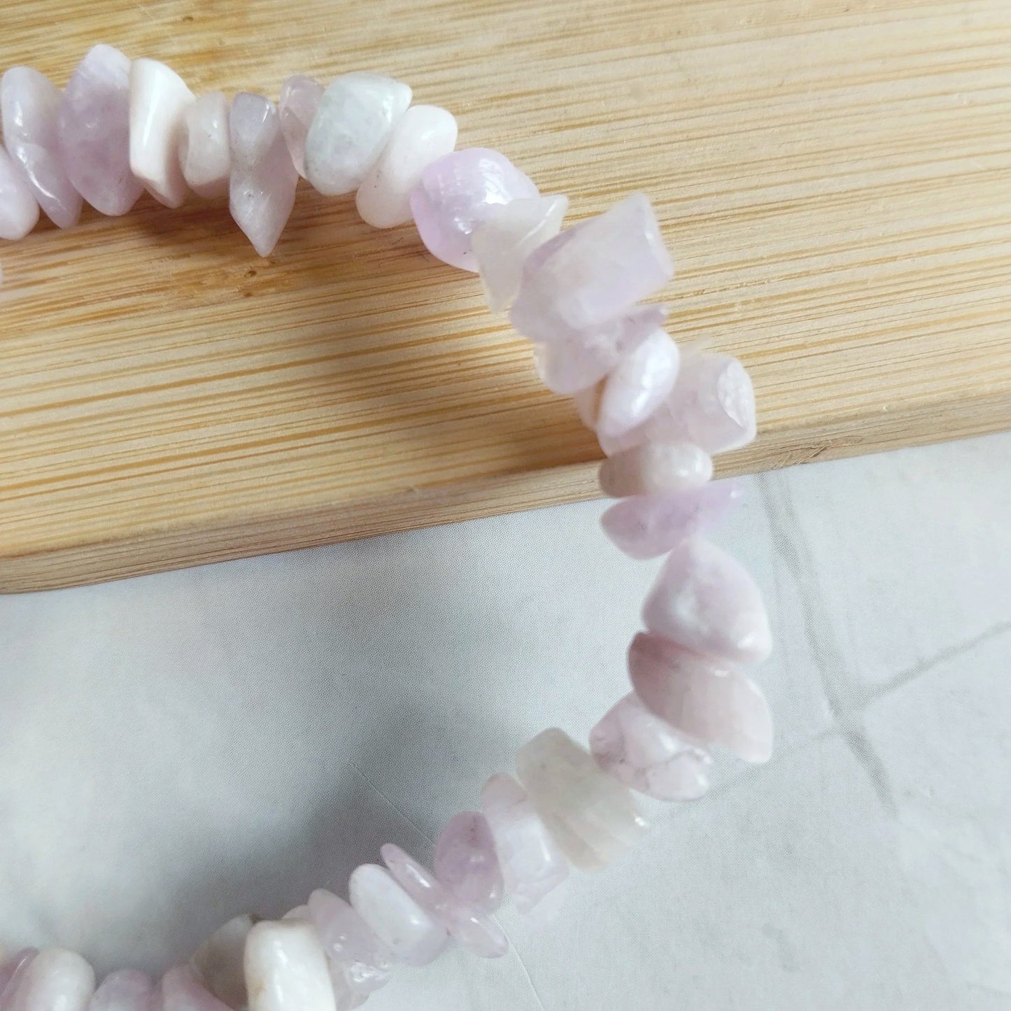 Kunzit Splitterarmband