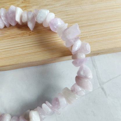 Kunzit Splitterarmband