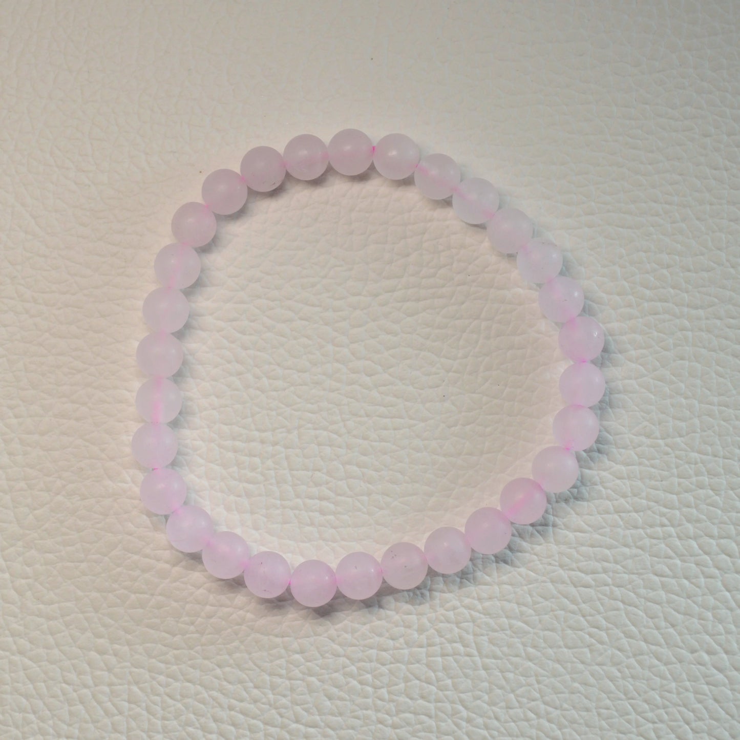 Rosenquarz Armband (Matt) - 6mm, 8mm