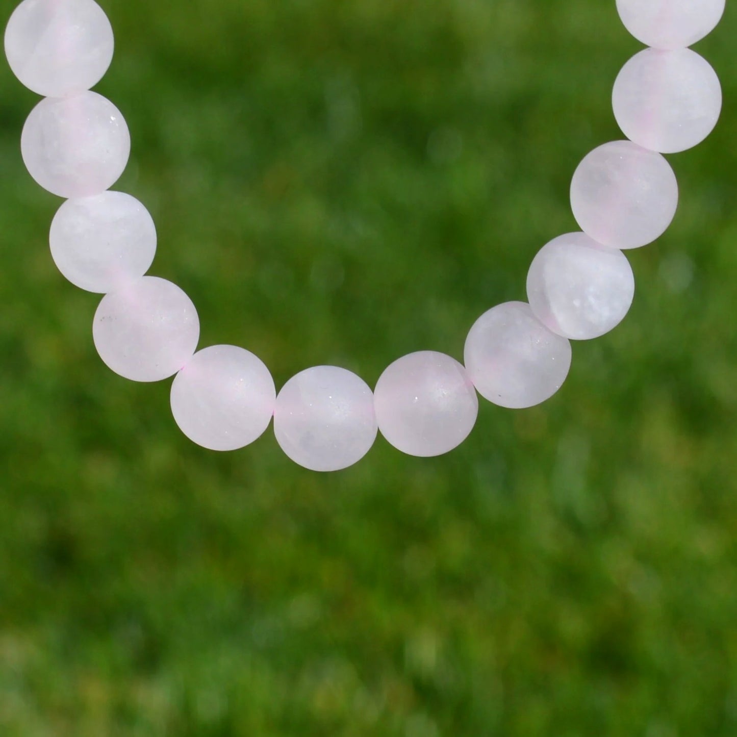 Rosenquarz Armband (Matt) - 8mm