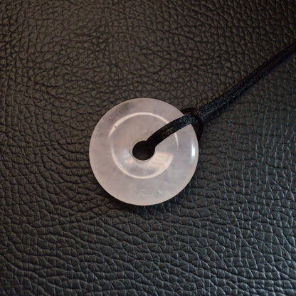 Rosenquarz Donut - 30mm