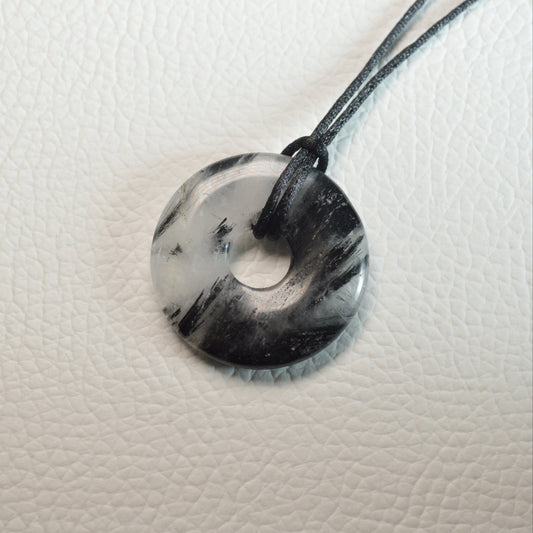 Turmalinquarz Donut - 30mm