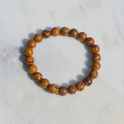 Schlangenhaut Jaspis Armband - 8mm