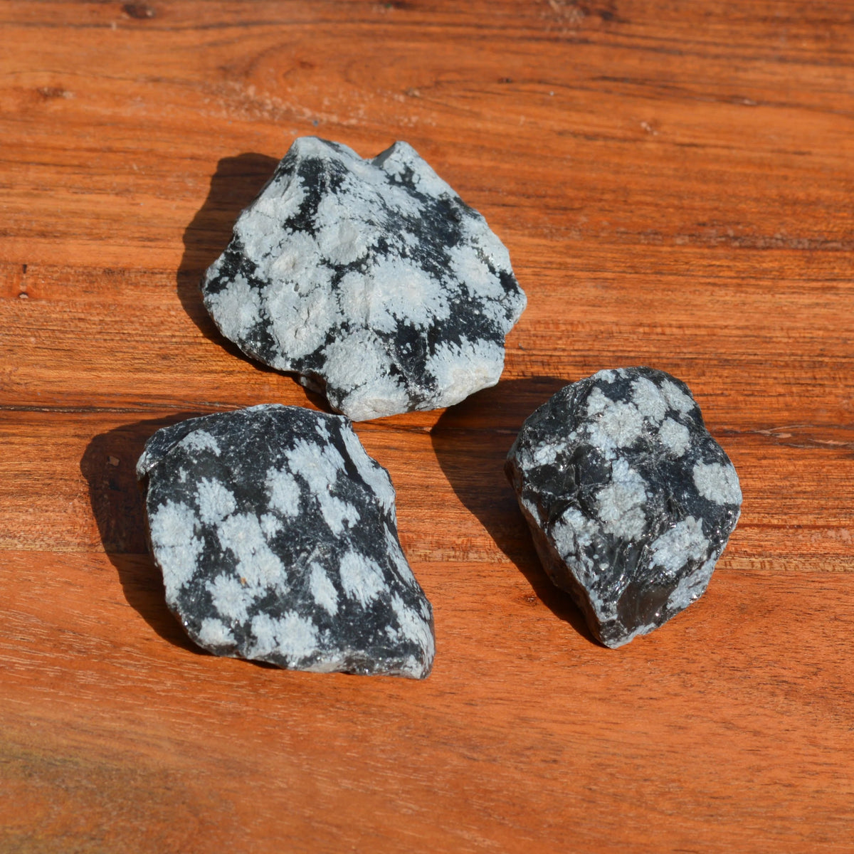 Schneeflocken-Obsidian Rohstein