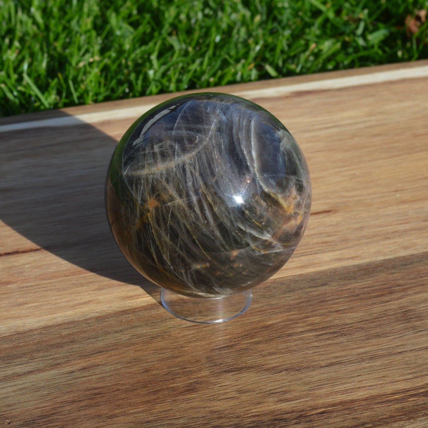 Schwarze Mondstein Kugel