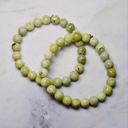 Lizardit (Serpentin) Armband - 8mm