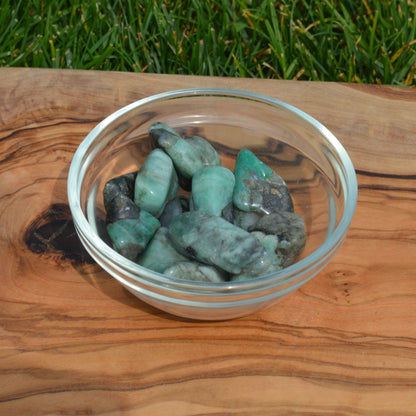 Smaragd Trommelstein