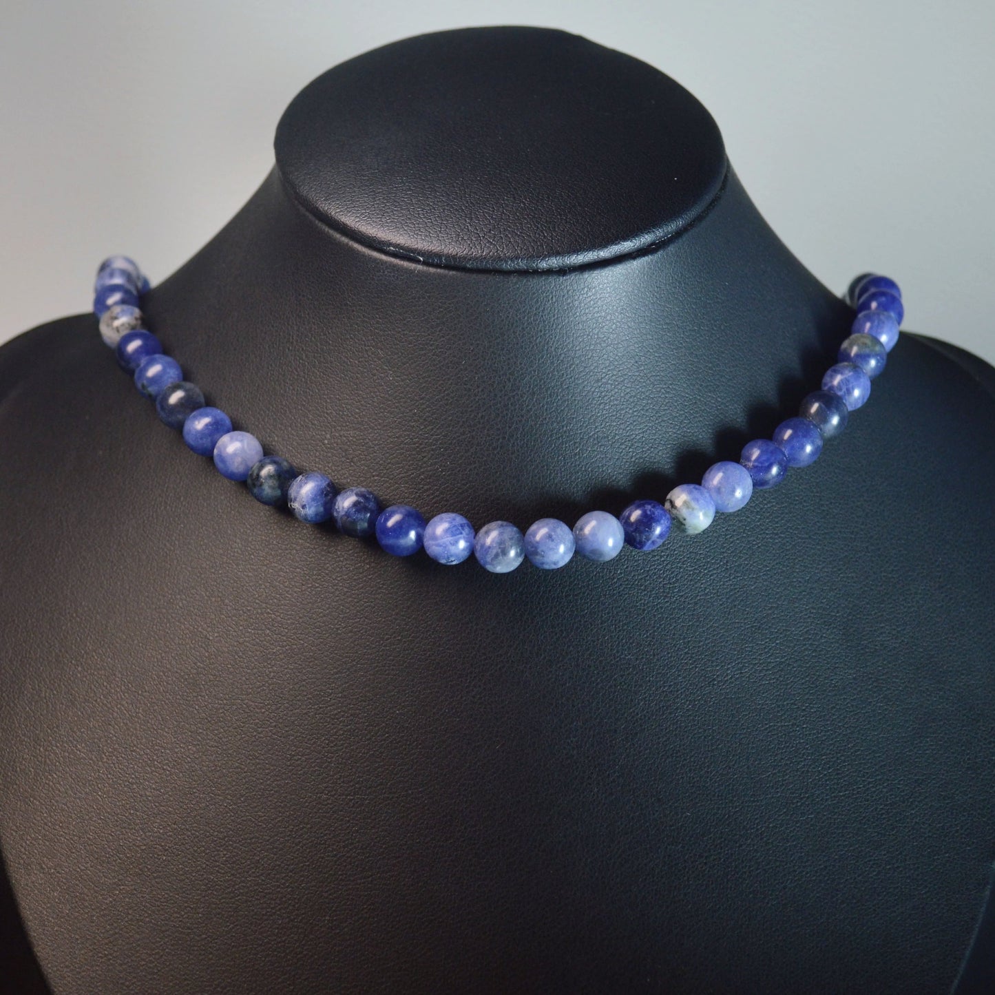 Sodalith Halskette 45cm - 6mm