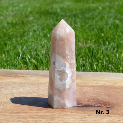 Kirschblüten-Pinkamethyst Turm, wähle deinen Favoriten