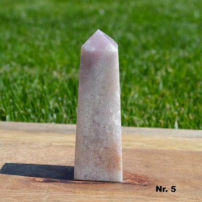 Kirschblüten-Pinkamethyst Turm, wähle deinen Favoriten