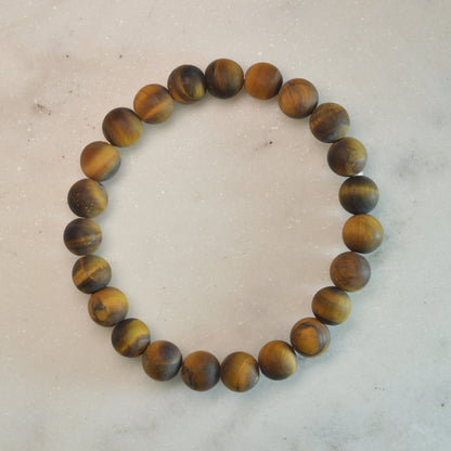 Tigerauge Armband (Matt) - 8mm