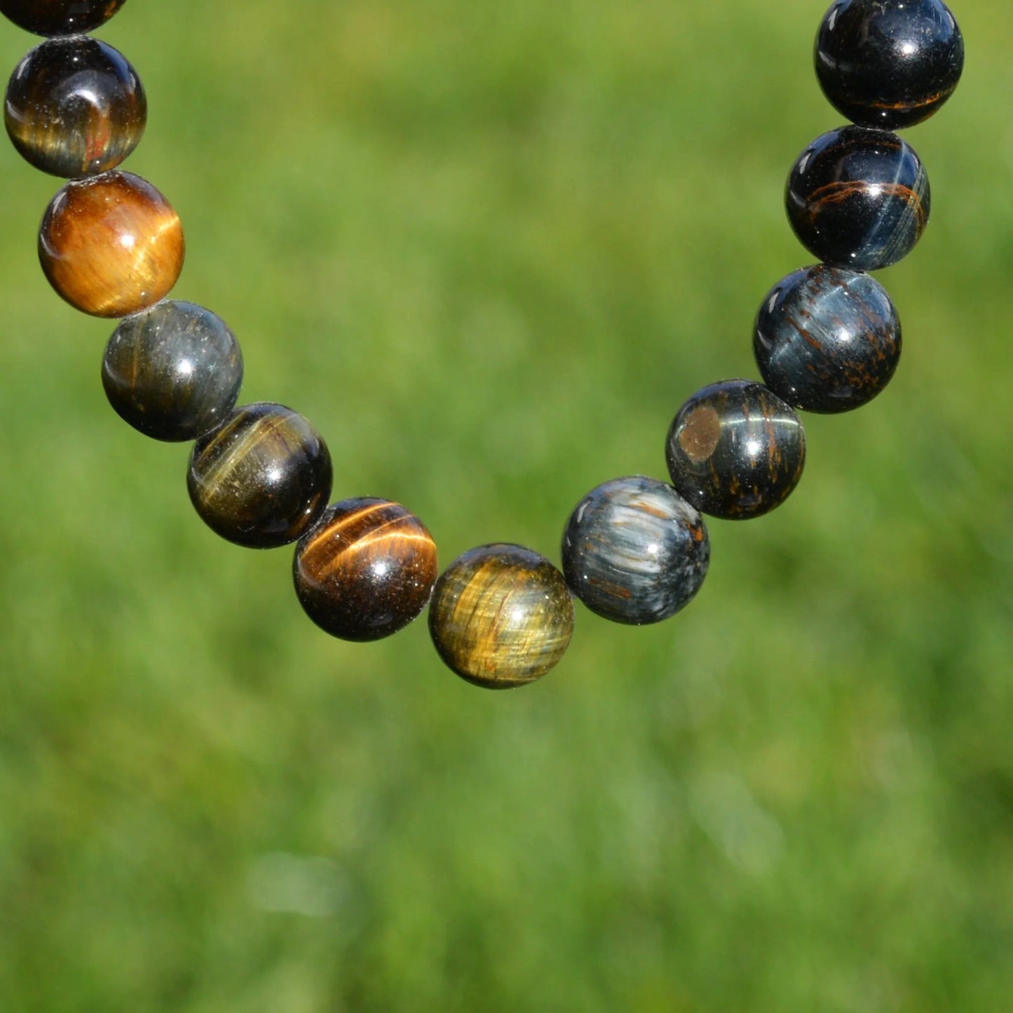 Falkenauge-Tigerauge Armband - 8mm