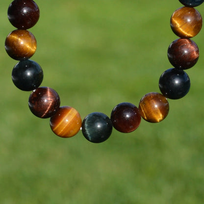 Mehrfarbiges Tigerauge Armband - 8mm