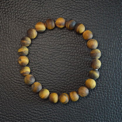 Tigerauge Armband (Matt) - 8mm