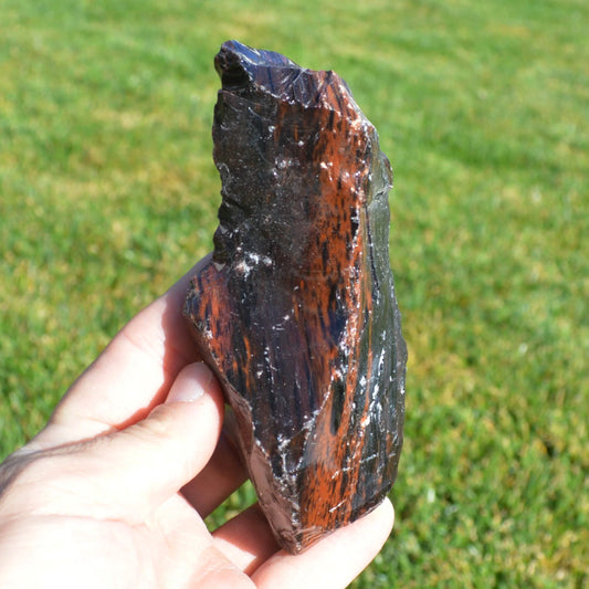 Tricolor-Obsidian Rohstein