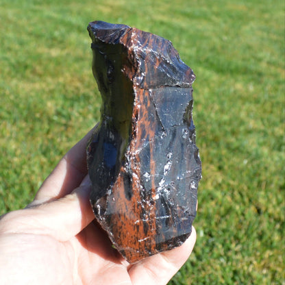 Tricolor-Obsidian Rohstein