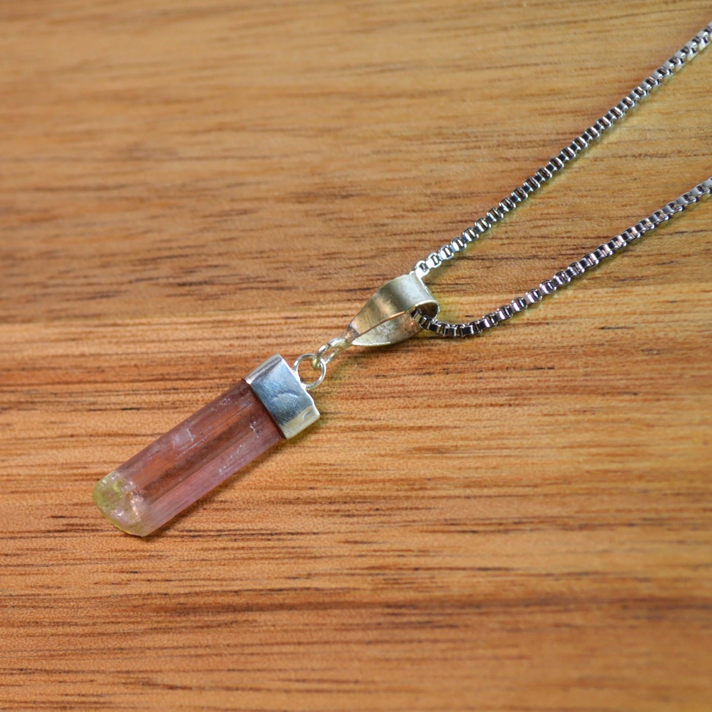 Bicolor-Turmalin Anhänger